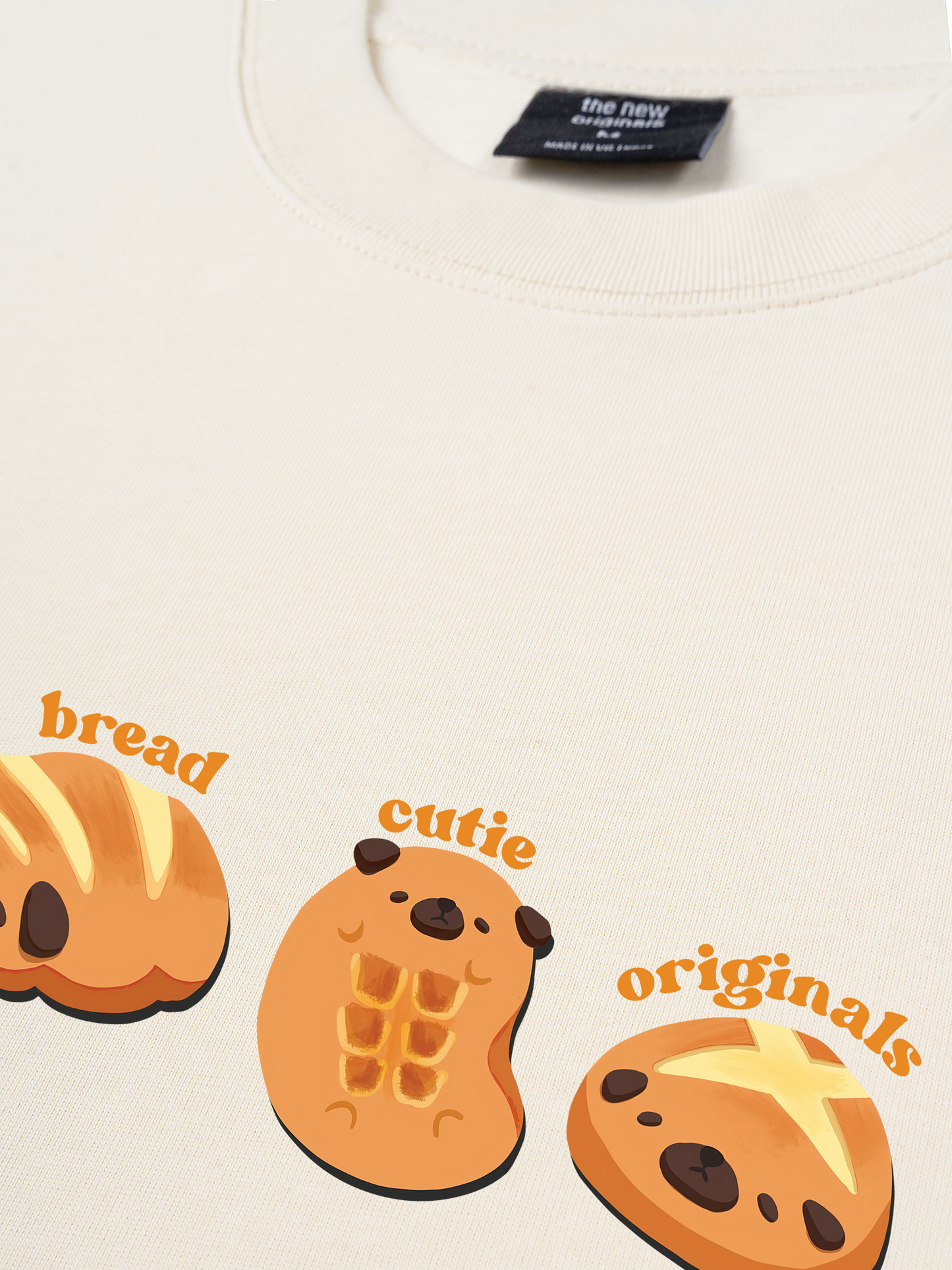 Áo Thun Relaxed Fit Sweet Pastry Cutie Bread