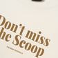 Áo Thun Relaxed Fit Don't Miss The Scoop