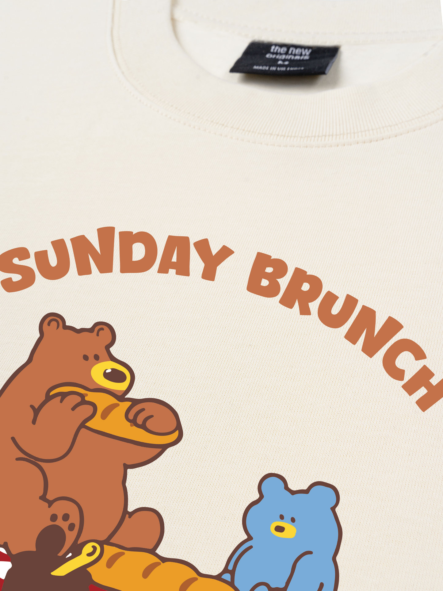 Áo Thun Relaxed Fit Sunday Brunch