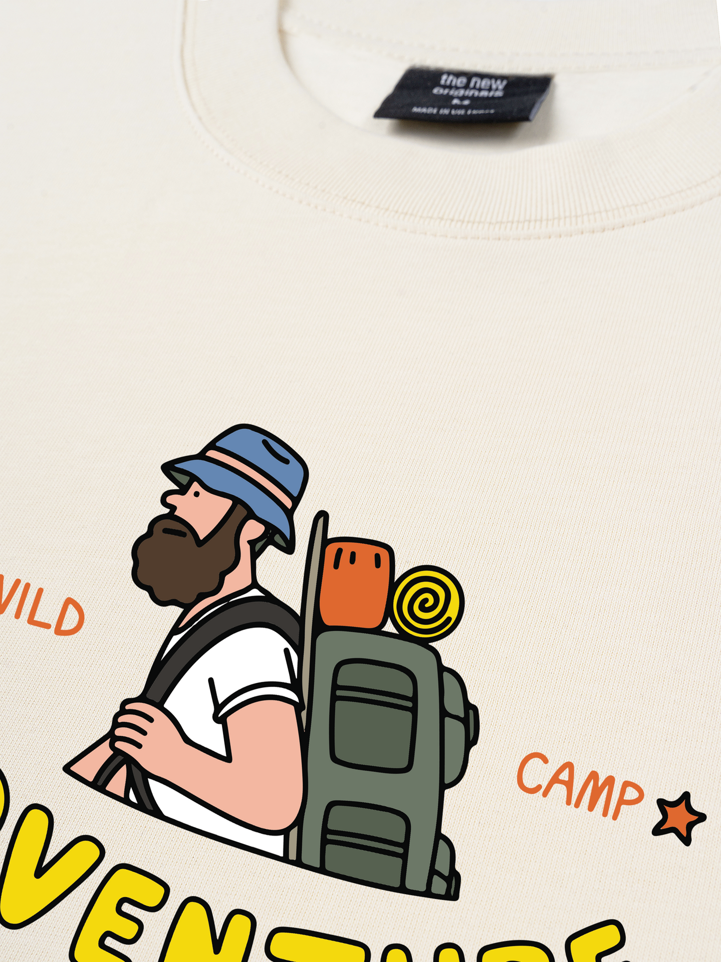 Áo Thun Relaxed Fit Adventure Wild Camp