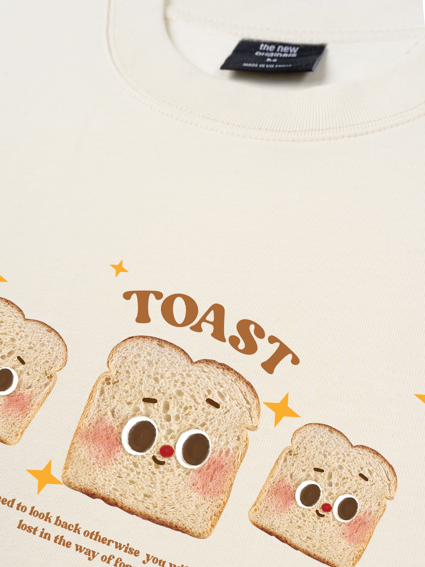 Áo Thun Relaxed Fit Sweet Pastry Toast