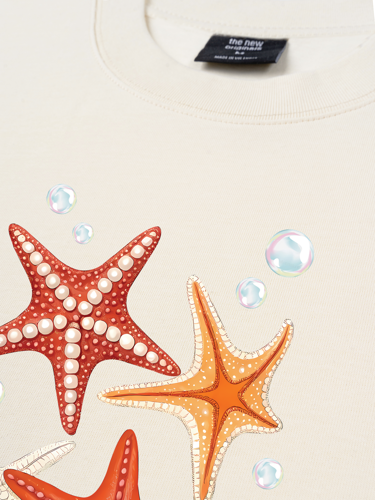 Áo Thun Relaxed Fit Ocean Orange StarFish