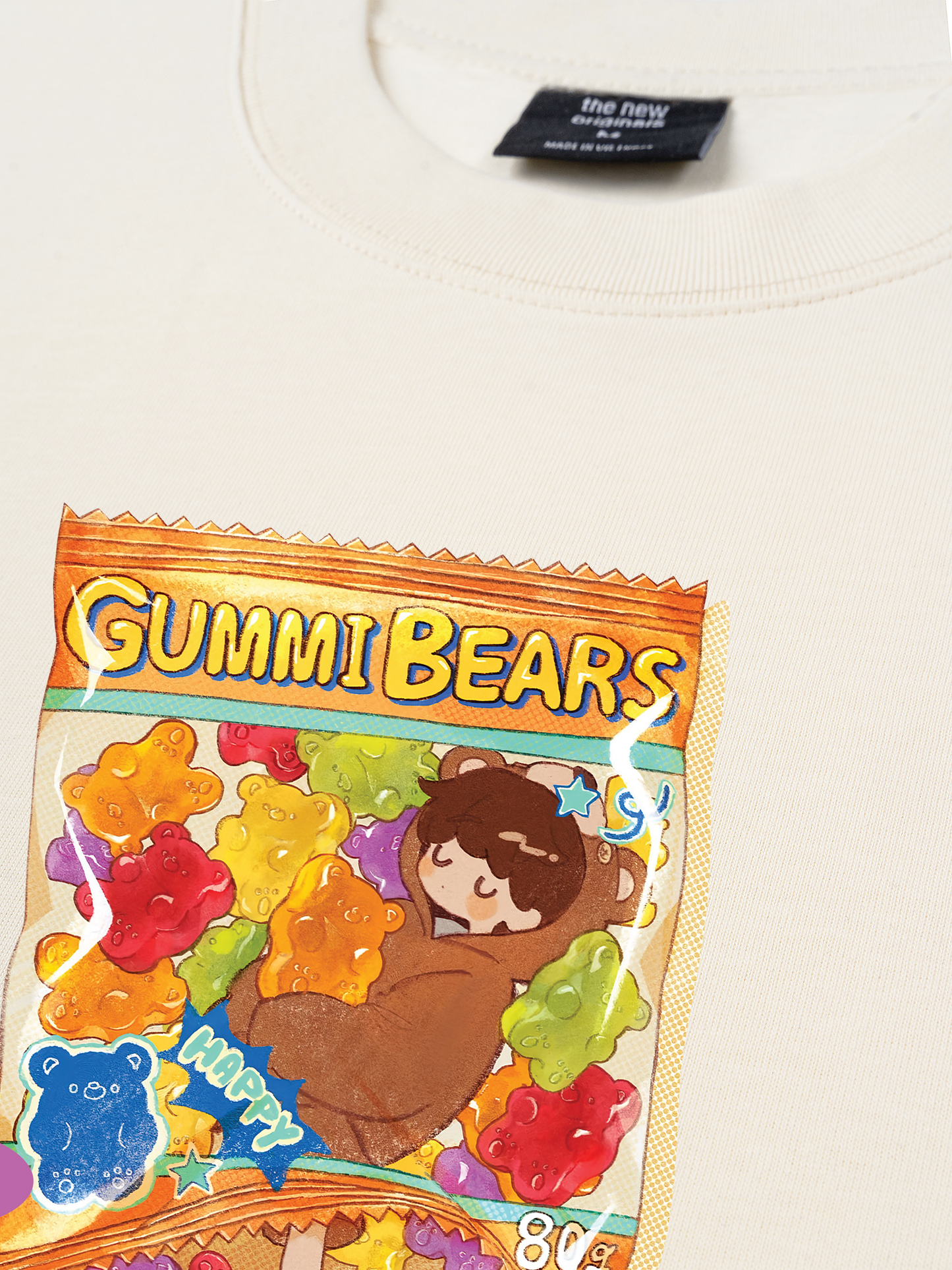 Áo Thun Relaxed Fit Gummi Bear