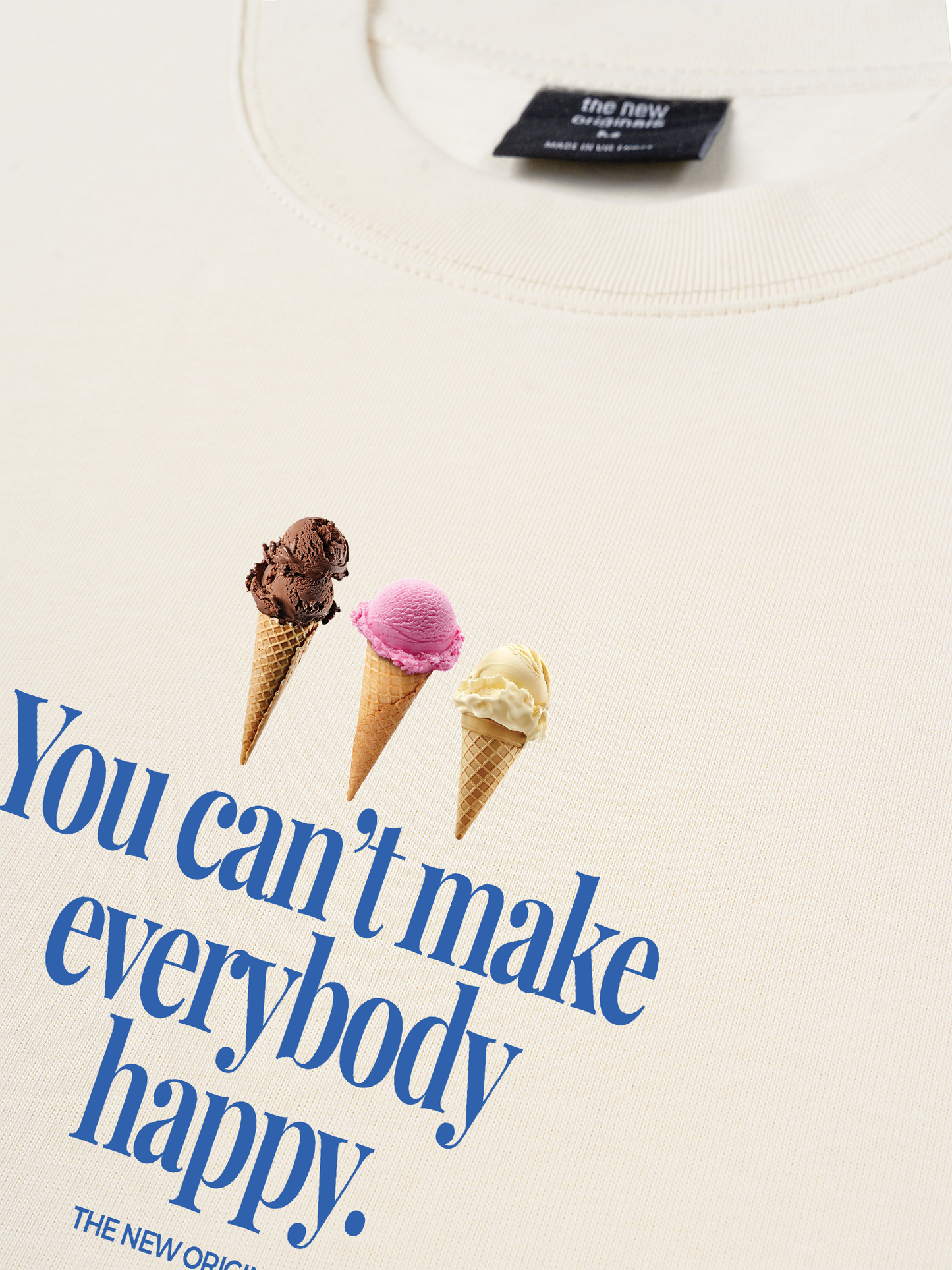 Áo Thun Relaxed Fit You Are Not An Ice Cream