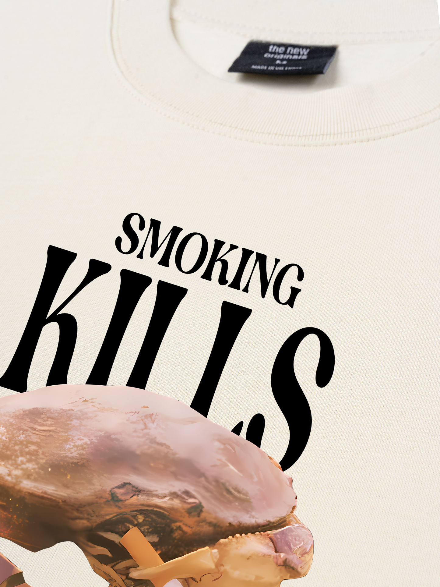 Áo Thun Relaxed Fit Ocean Smoking Kills