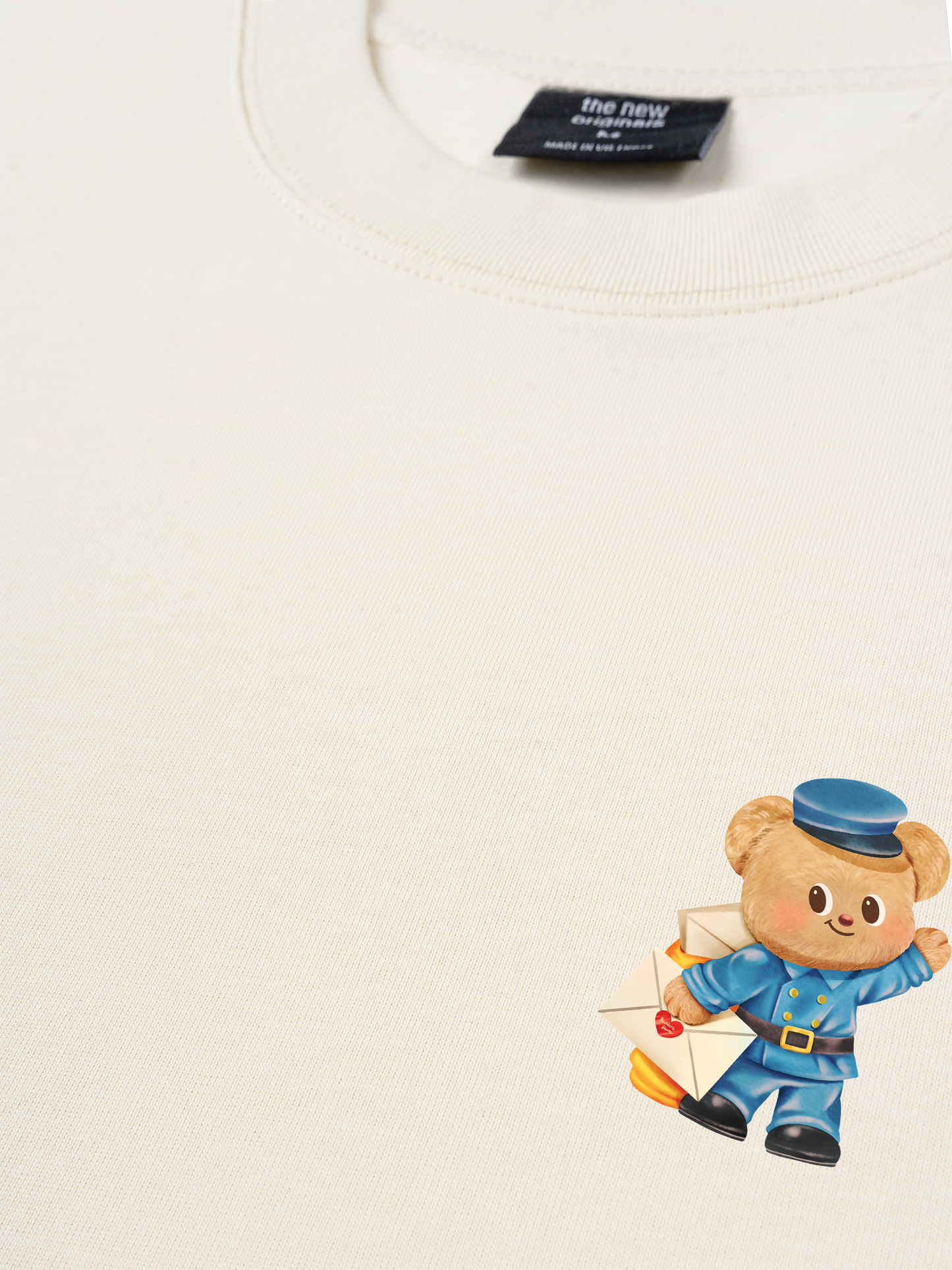 Áo Thun Relaxed Fit Butterbear Postman