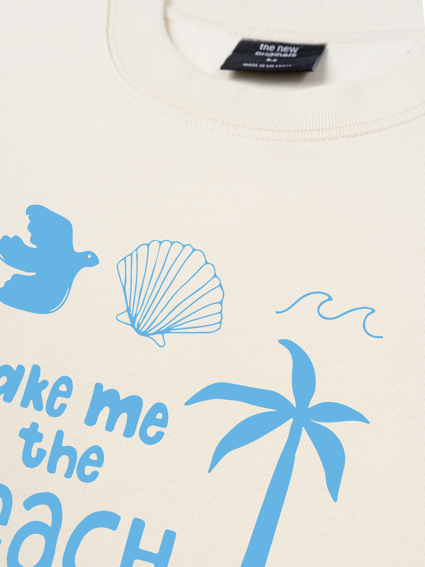 Áo Thun Relaxed Fit Take Me To The Beach
