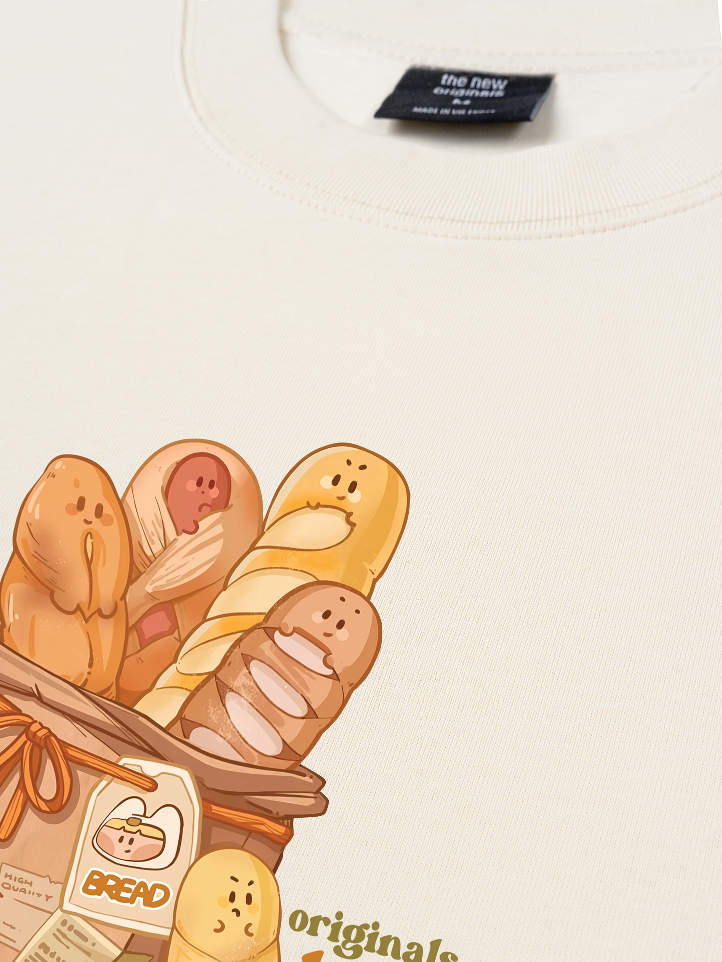 Áo Thun Relaxed Fit Sweet Pastry Love Bread