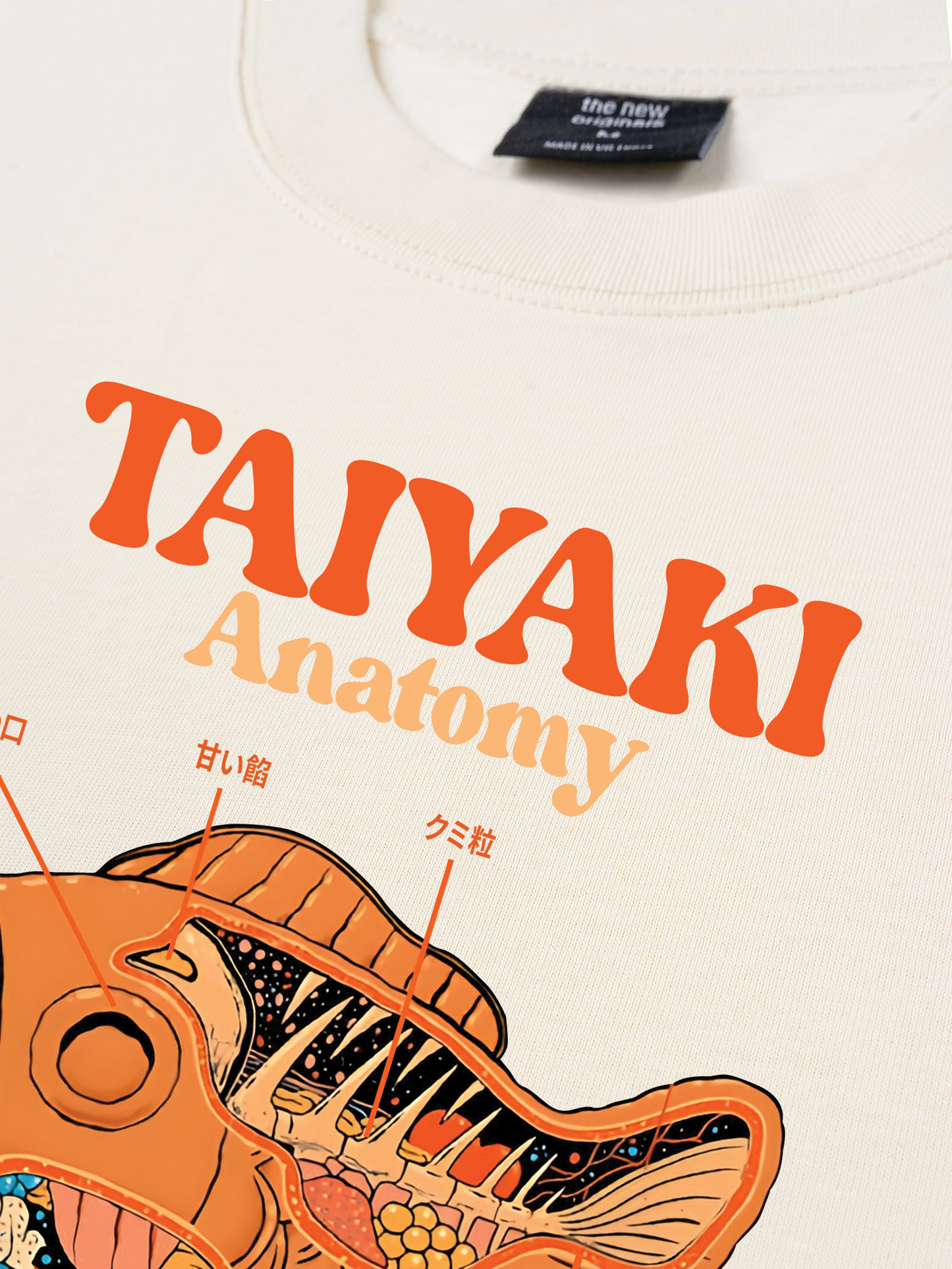 Áo Thun Relaxed Fit Taiyaki Anatomy