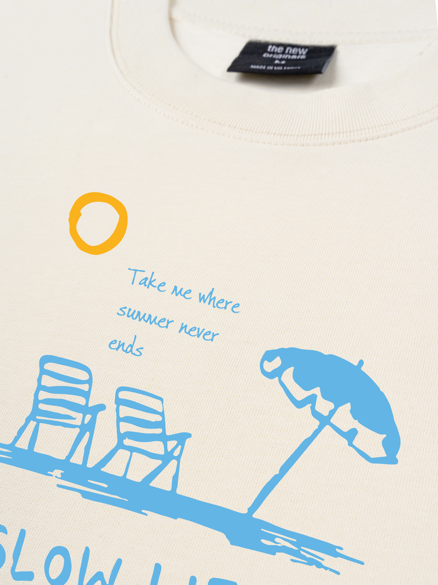 Áo Thun Relaxed Fit Slow Life