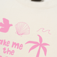 Áo Thun Relaxed Fit Take Me To The Beach Pink