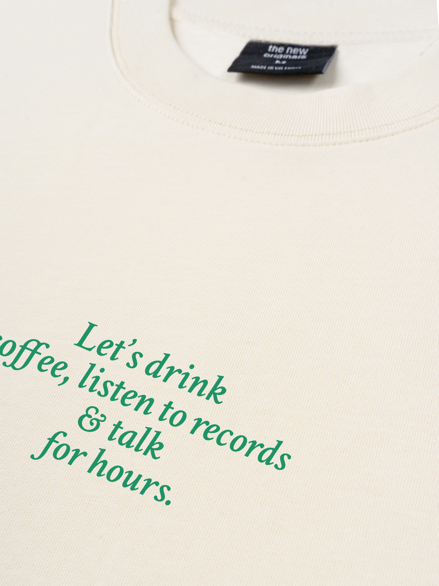 Áo Thun Relaxed Fit Let's Drink Coffee