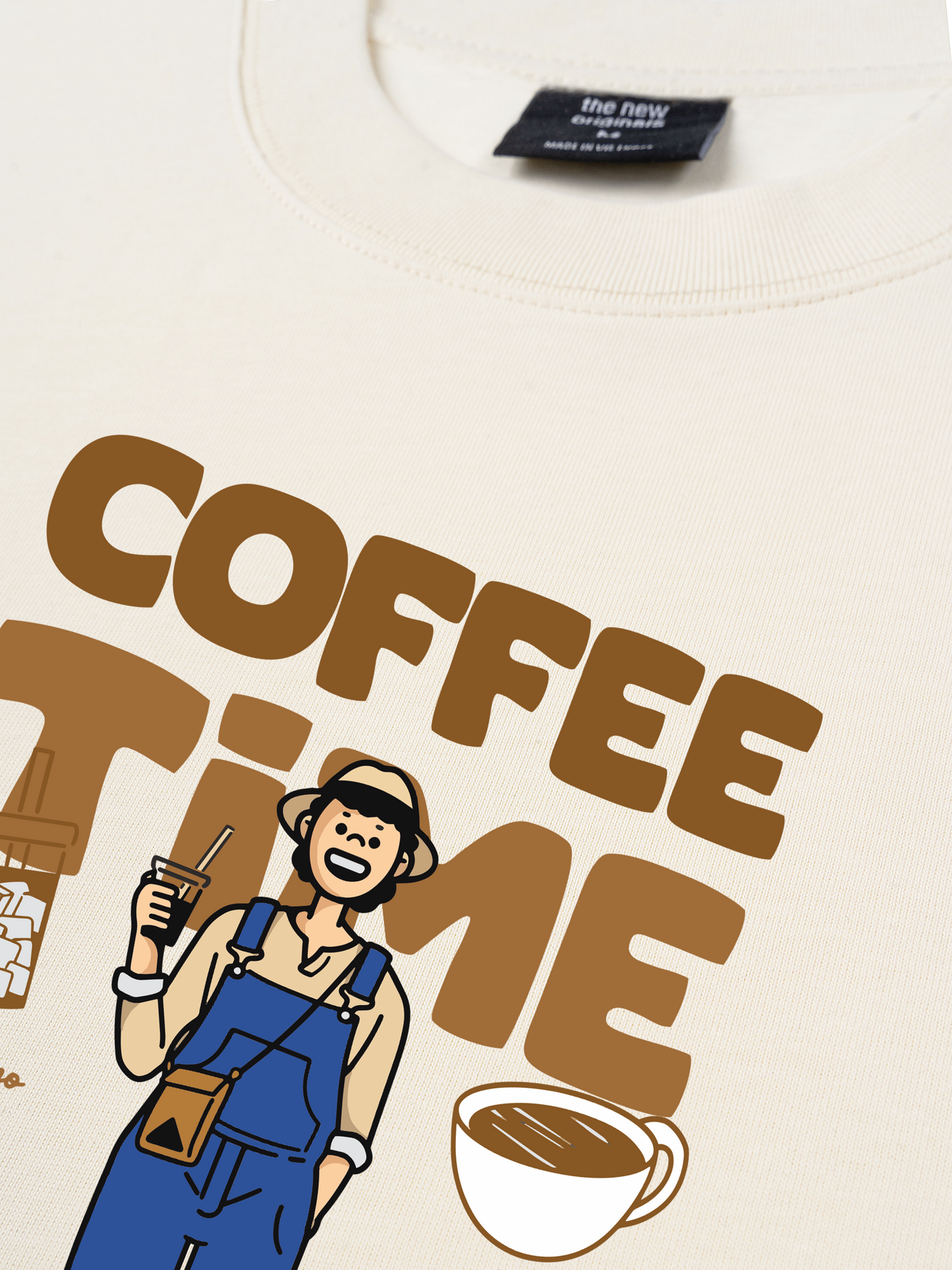 Áo Thun Relaxed Fit Coffee Time 2