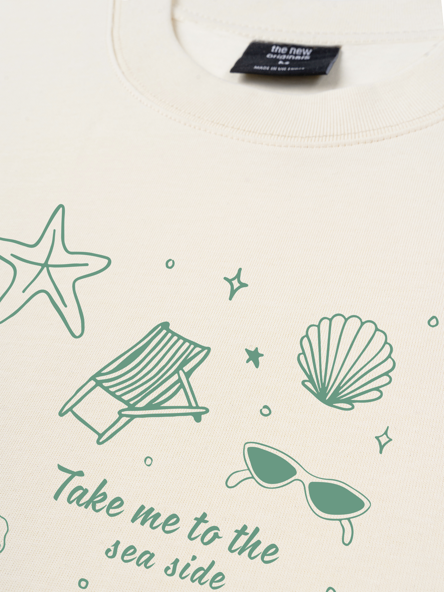 Áo Thun Relaxed Fit Take Me To The Sea Side