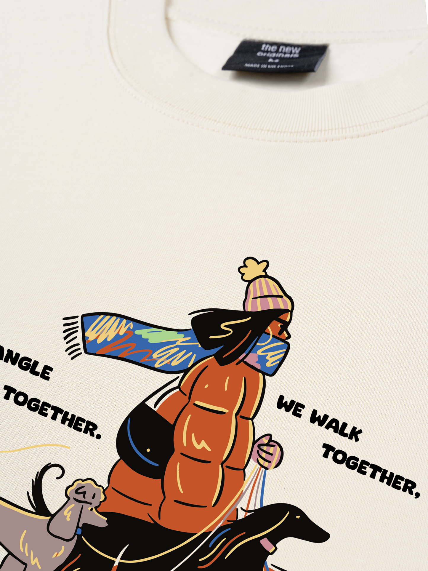 Áo Thun Relaxed Fit We Walk Together
