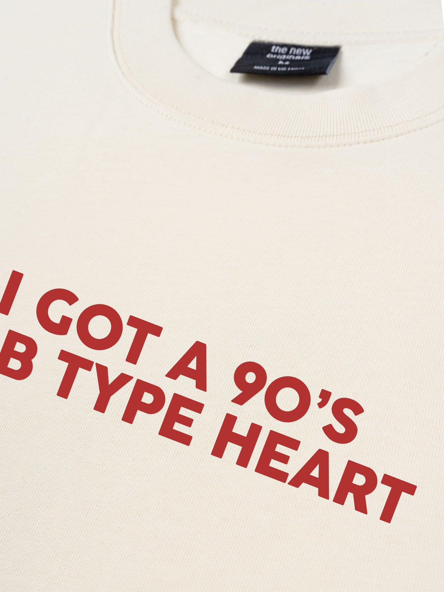 Áo Thun Relaxed Fit 90's Heart