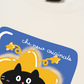Áo Thun Relaxed Fit Black Cute Cat