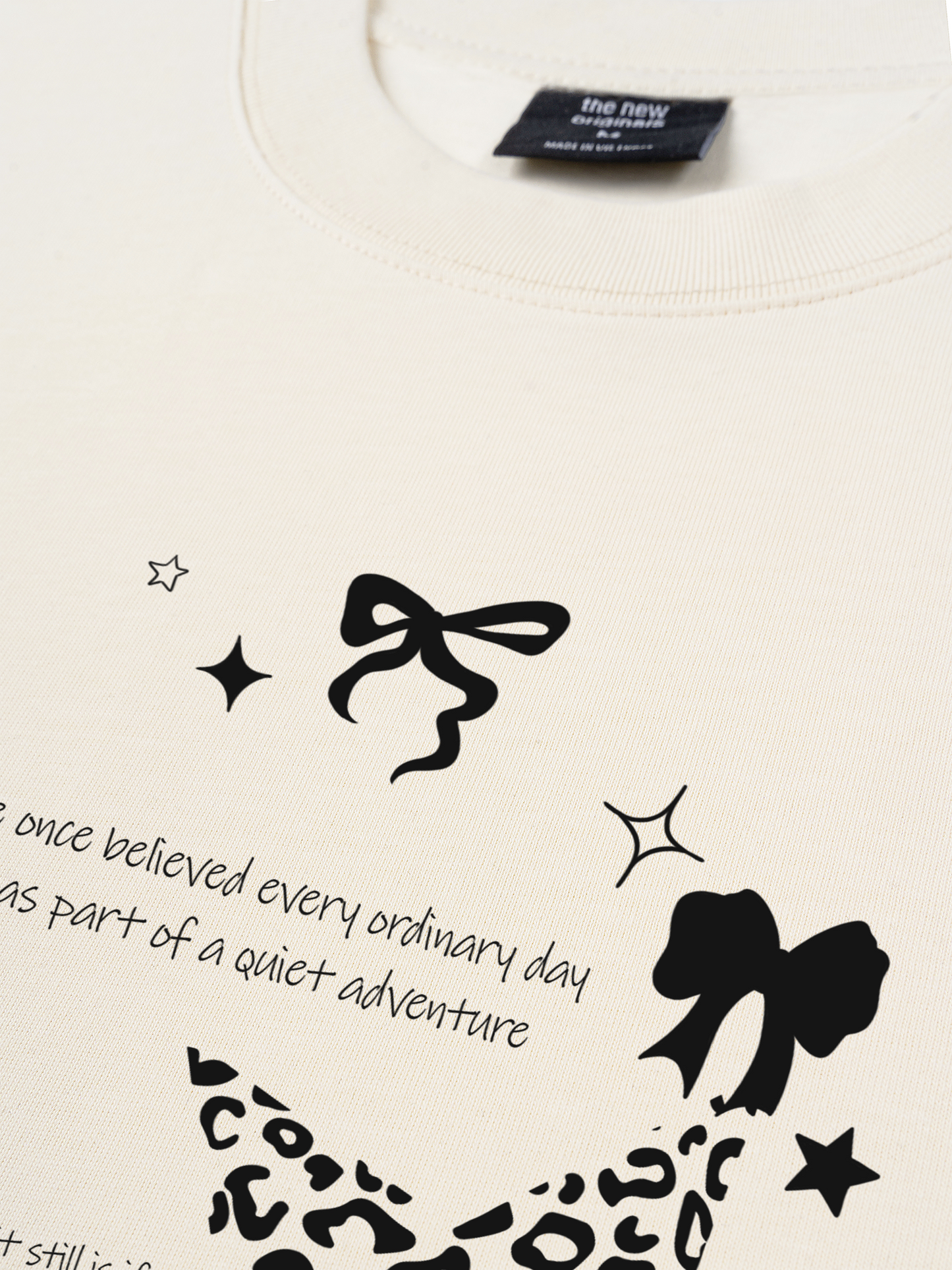 Áo Thun Relaxed Fit Daily Cuties Leopard Star