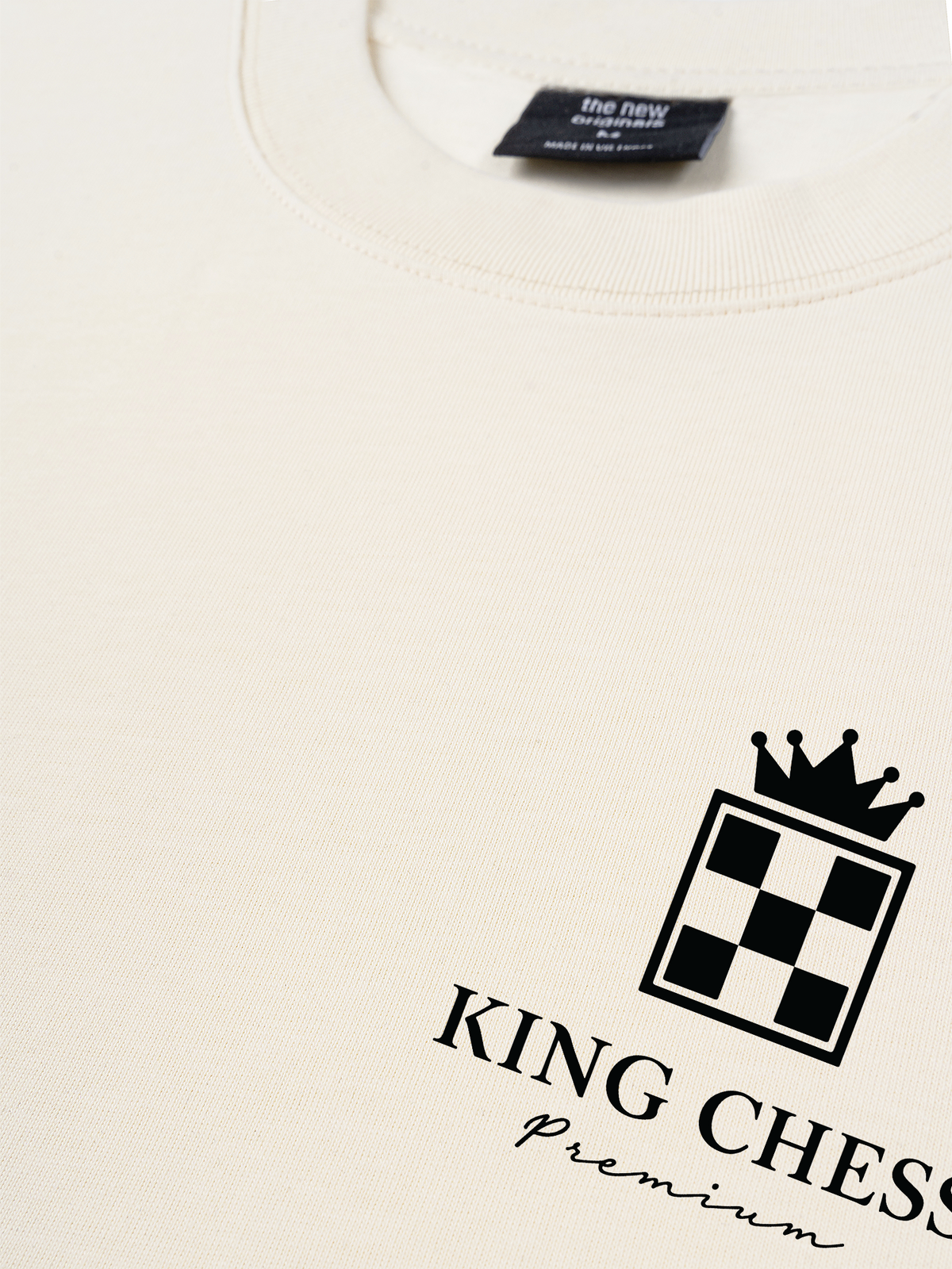 Áo Thun Relaxed Fit King Chess