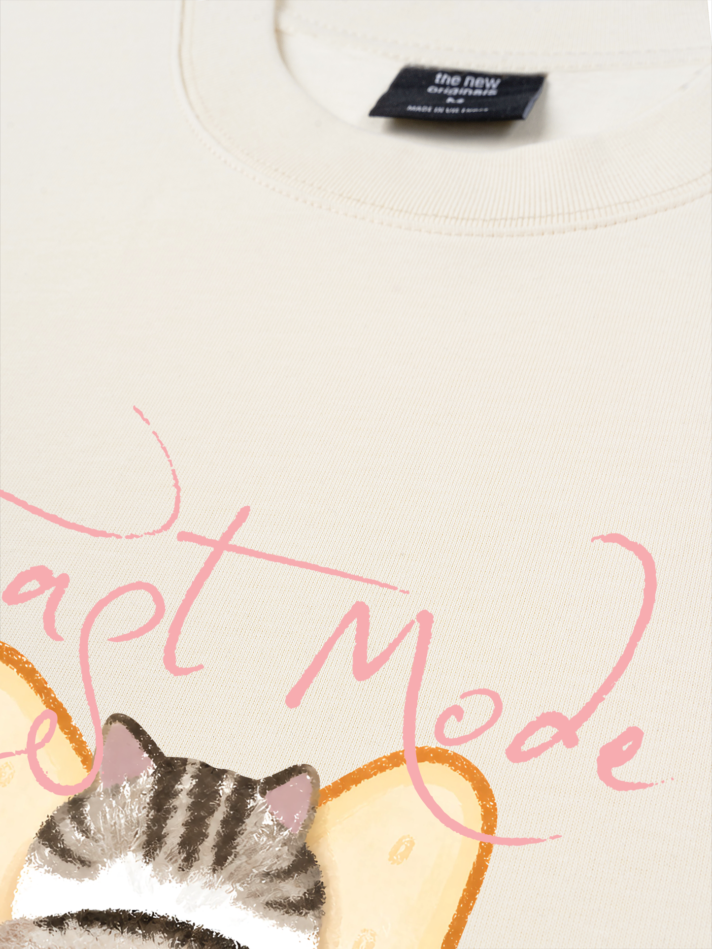 Áo Thun Relaxed Fit Toast Mode Meow