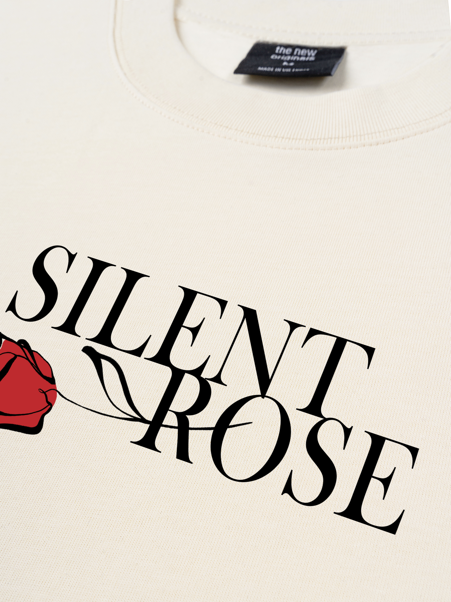 Áo Thun Relaxed Fit Old Money Silent Rose