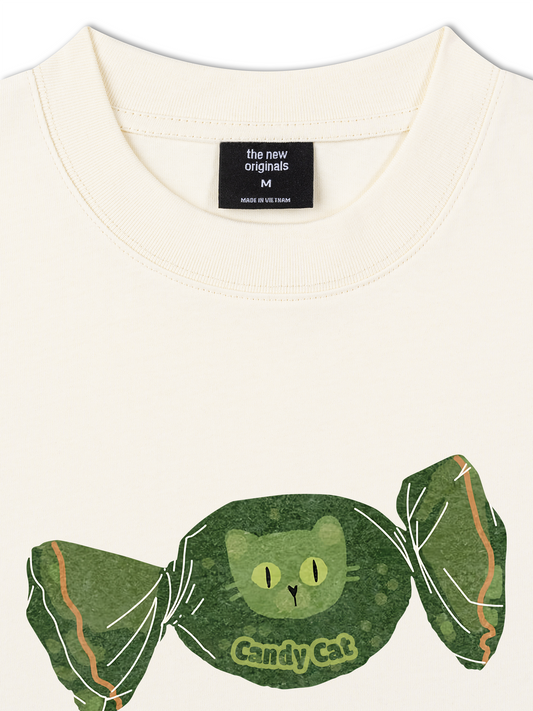 Áo Thun Relaxed Fit Candy Cat