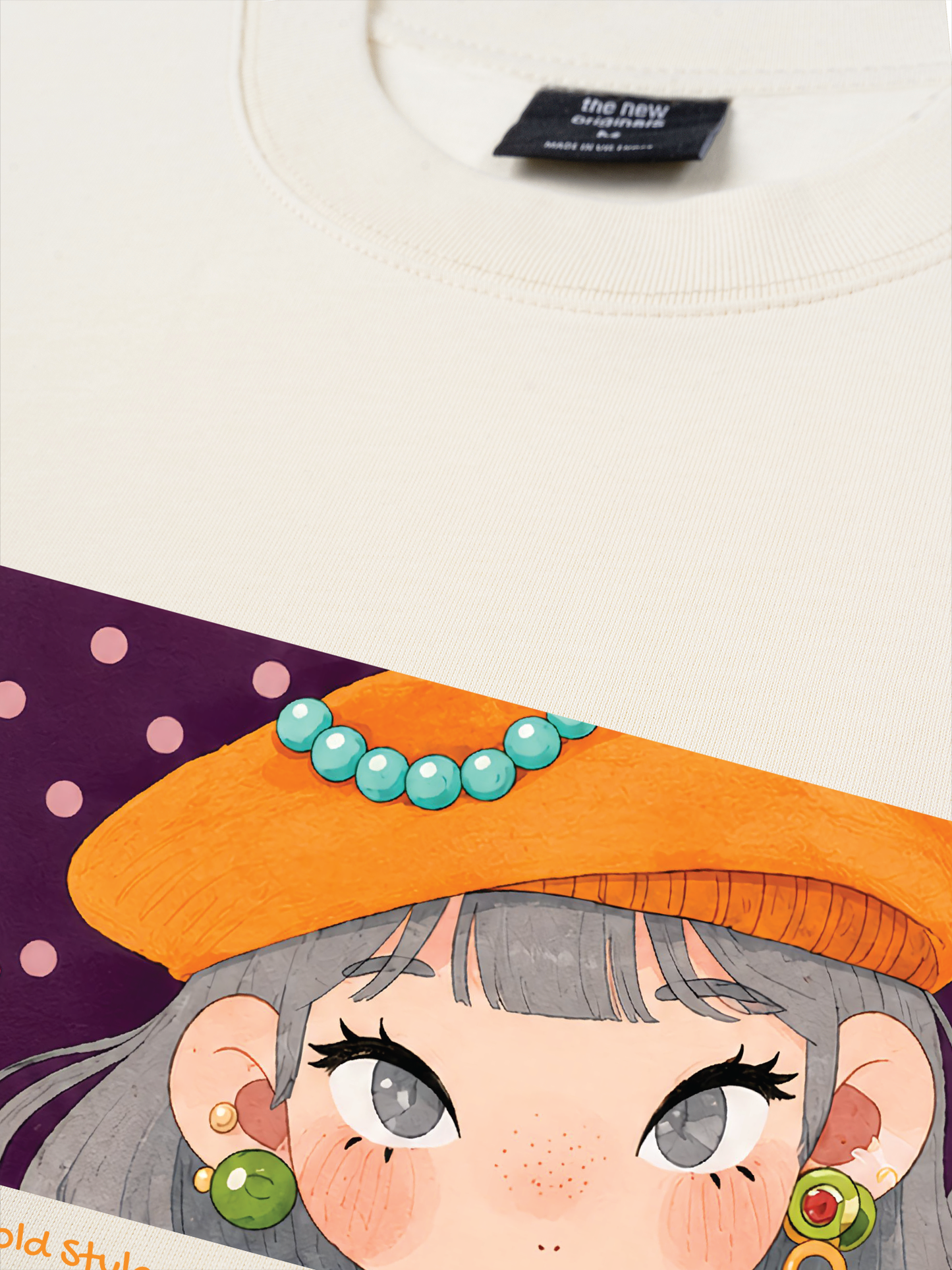 Áo Thun Relaxed Fit Orange Daydream Girl