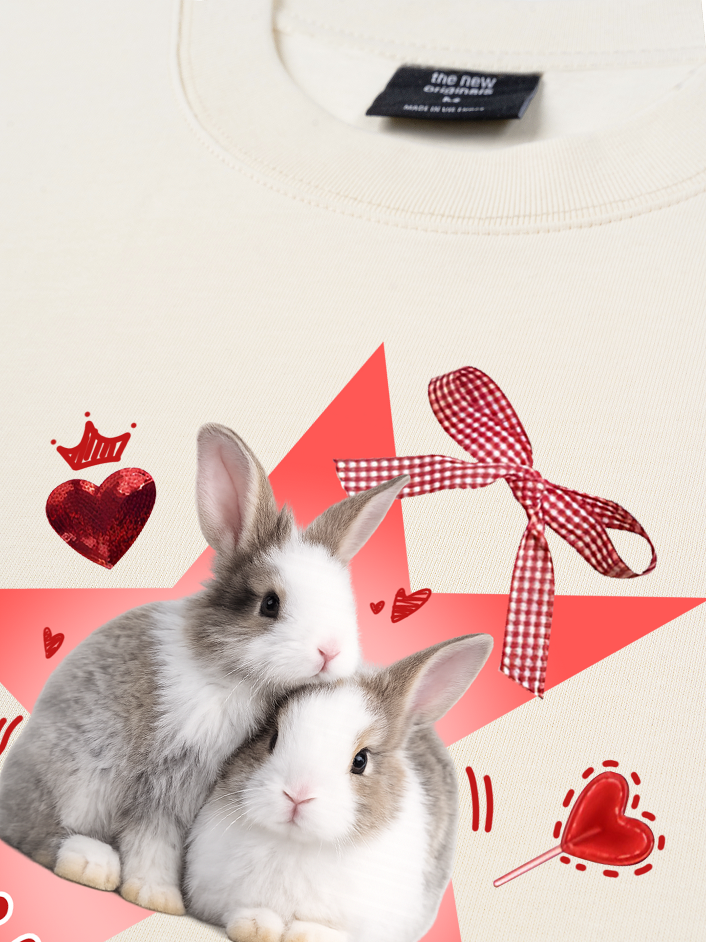 Áo Thun Relaxed Fit Daily Cuties Bunny Love Club