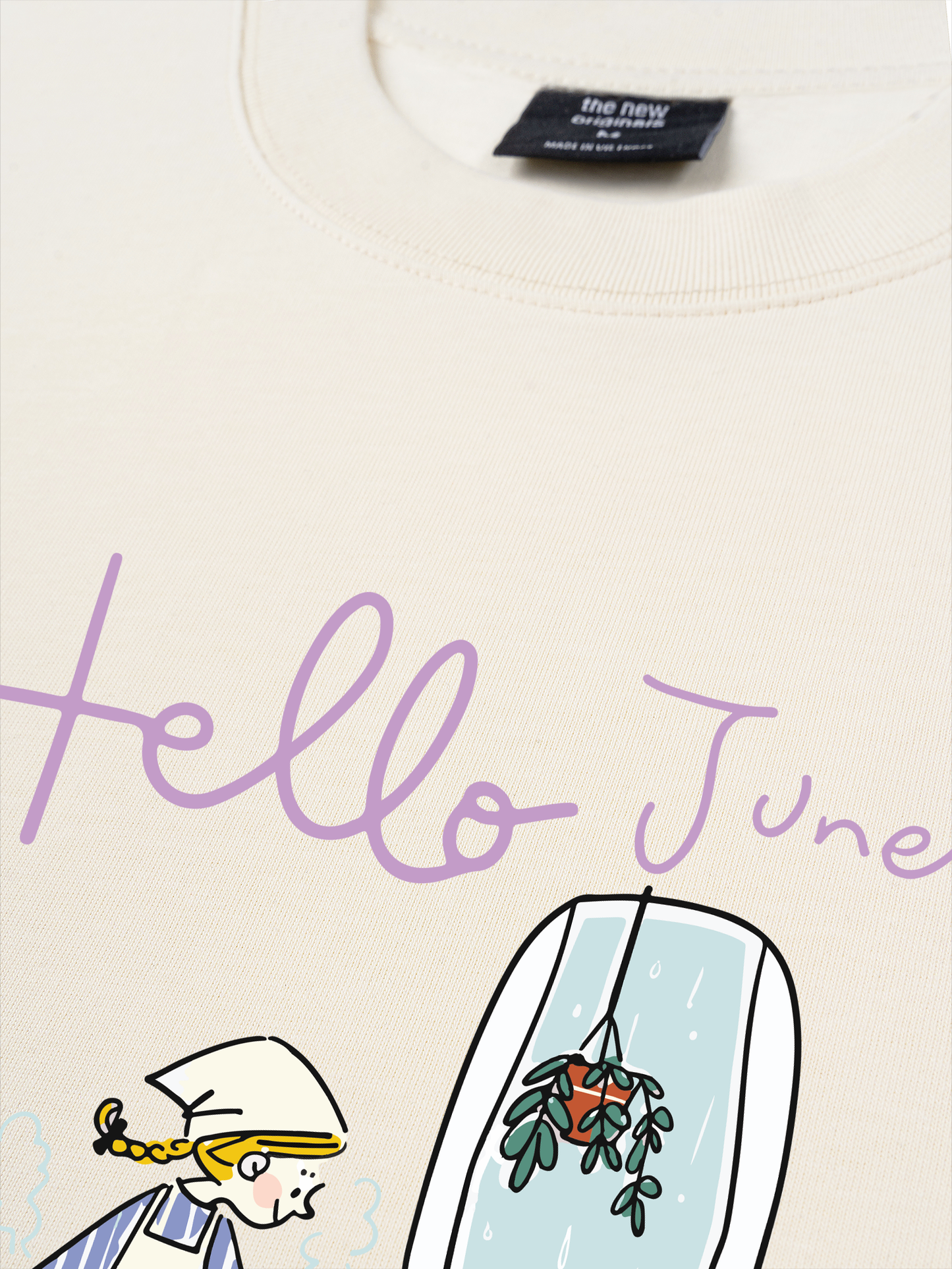Áo Thun Relaxed Fit Hello June