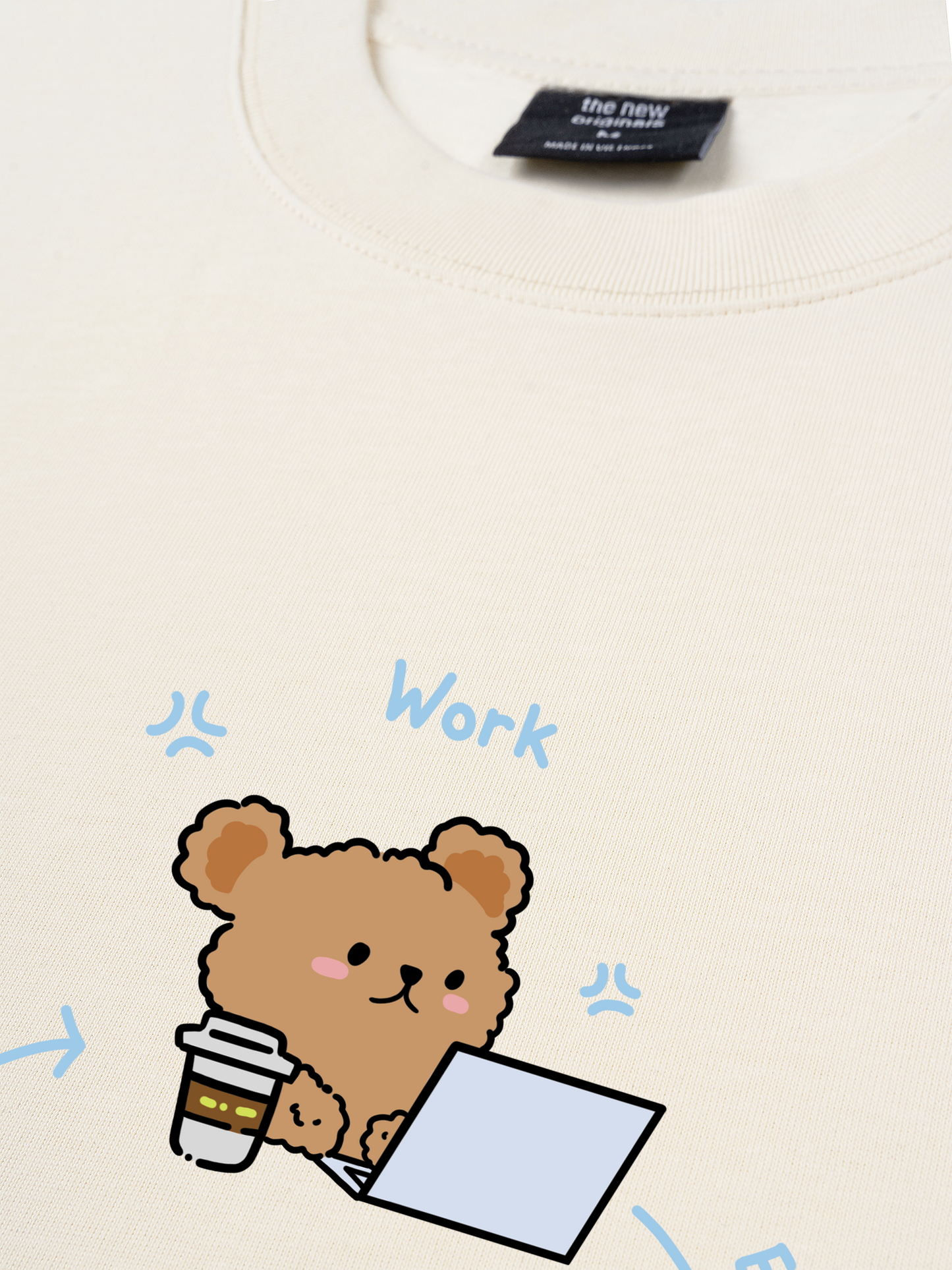 Áo Thun Relaxed Fit Teddy Land My Work Day