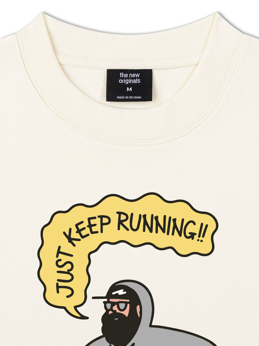 Áo Thun Relaxed Fit Just Keep Running