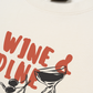 Áo Thun Relaxed Fit WINE & DINE