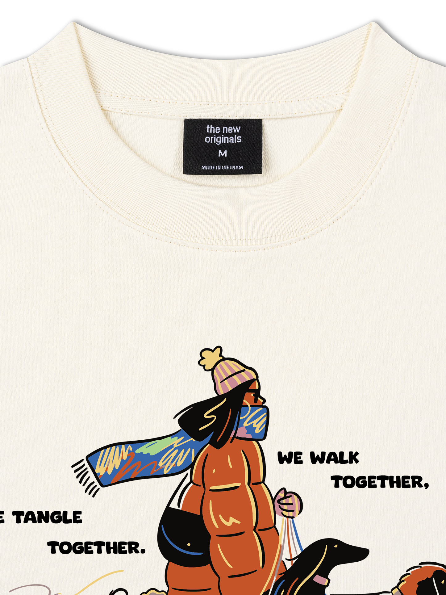 Áo Thun Relaxed Fit We Walk Together