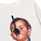 Áo Thun Dài Tay Funny Spoon-covered face boy