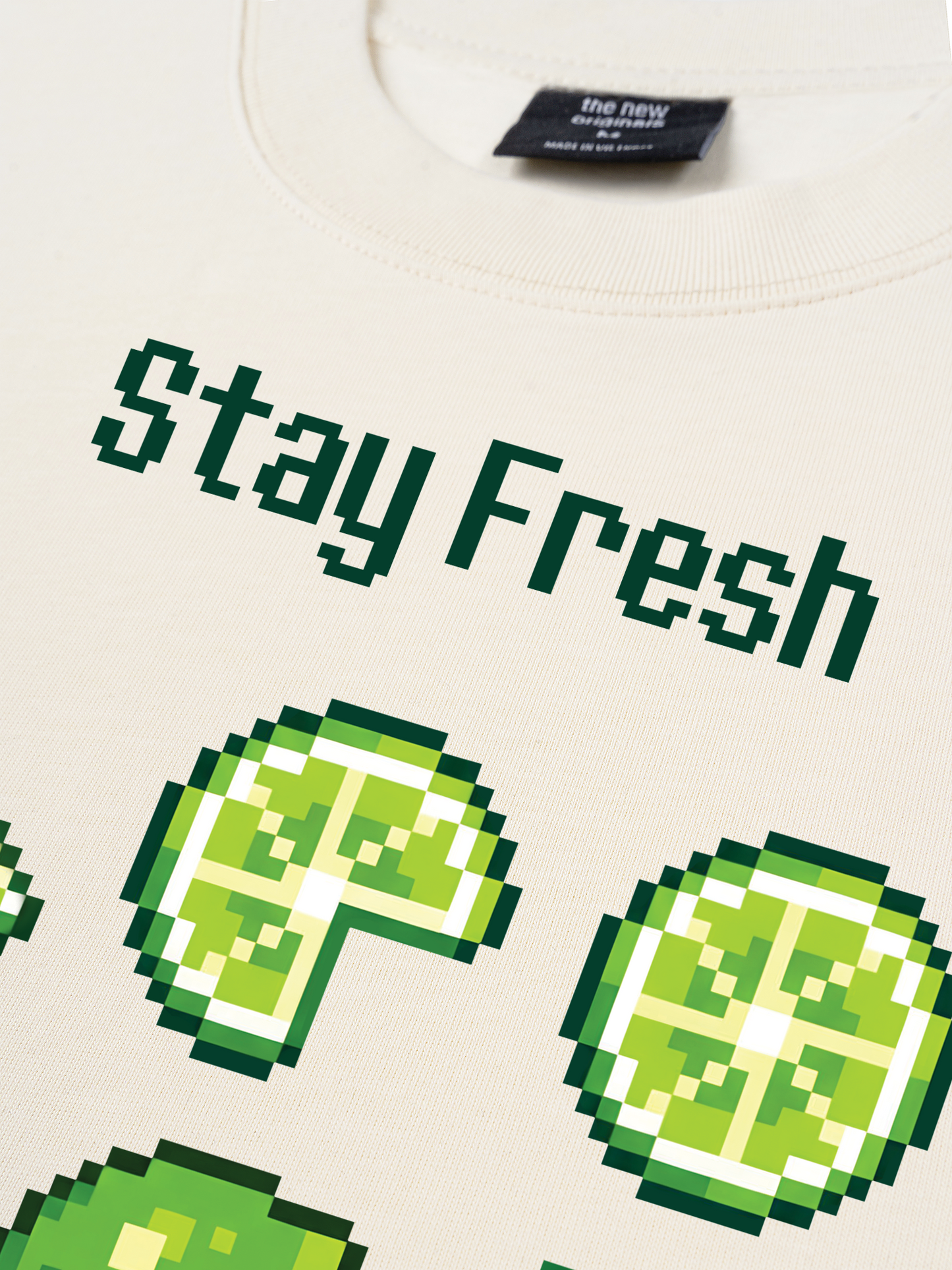 Áo Thun Relaxed Fit Summer Vibes Stay Fresh Stay Zesty