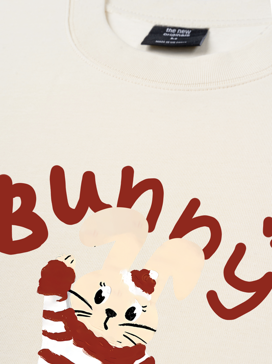 Áo Thun Relaxed Fit Animal Bunny
