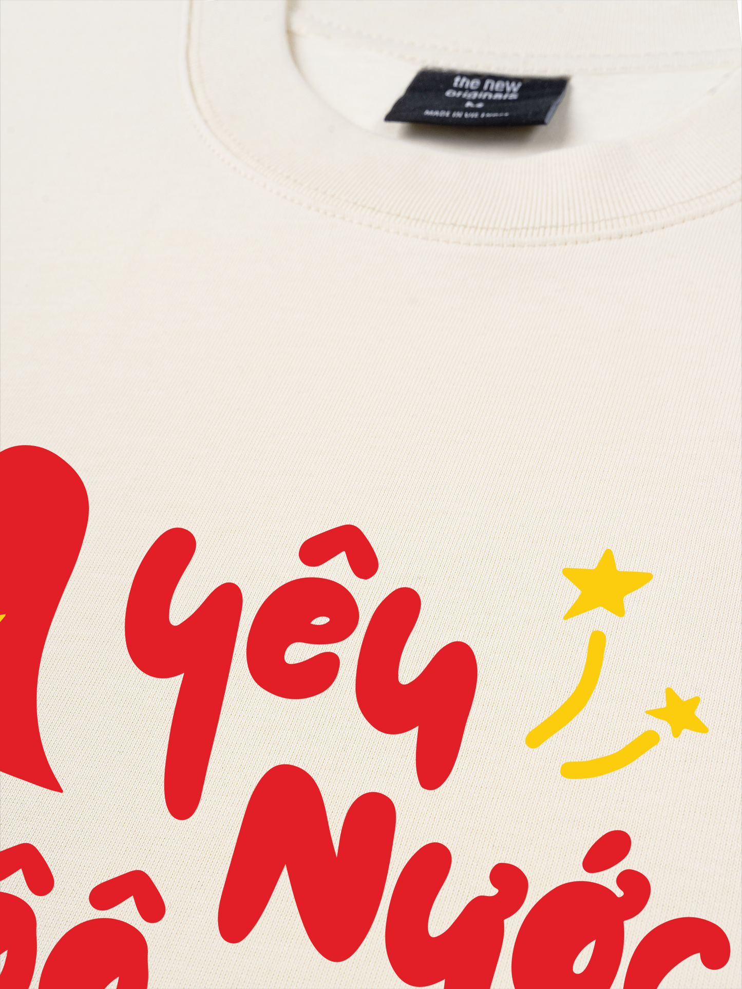 Áo Thun Relaxed Fit Yêu Nước Vô Cùng