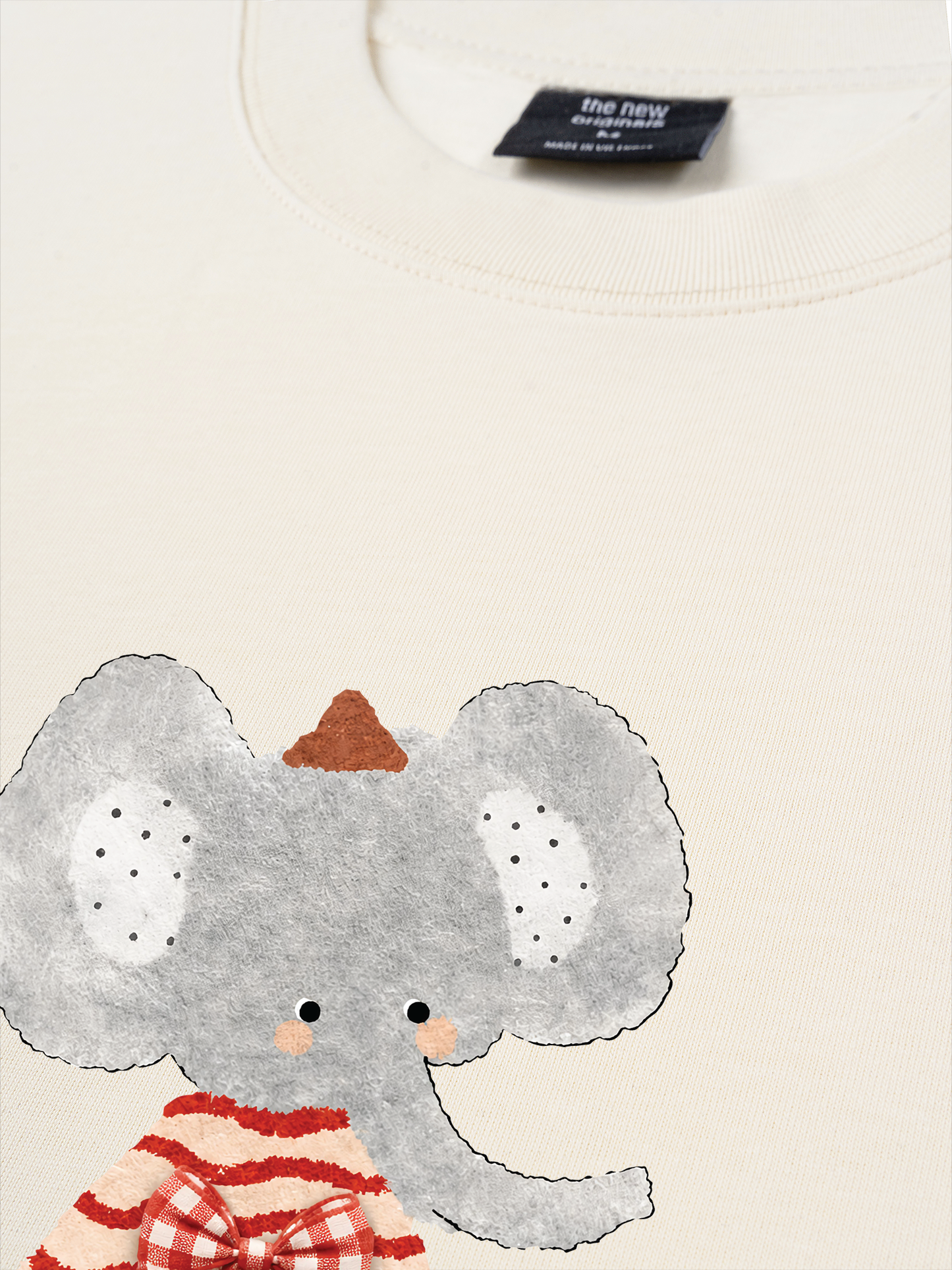 Áo Thun Relaxed Fit The Little Bow Elephant