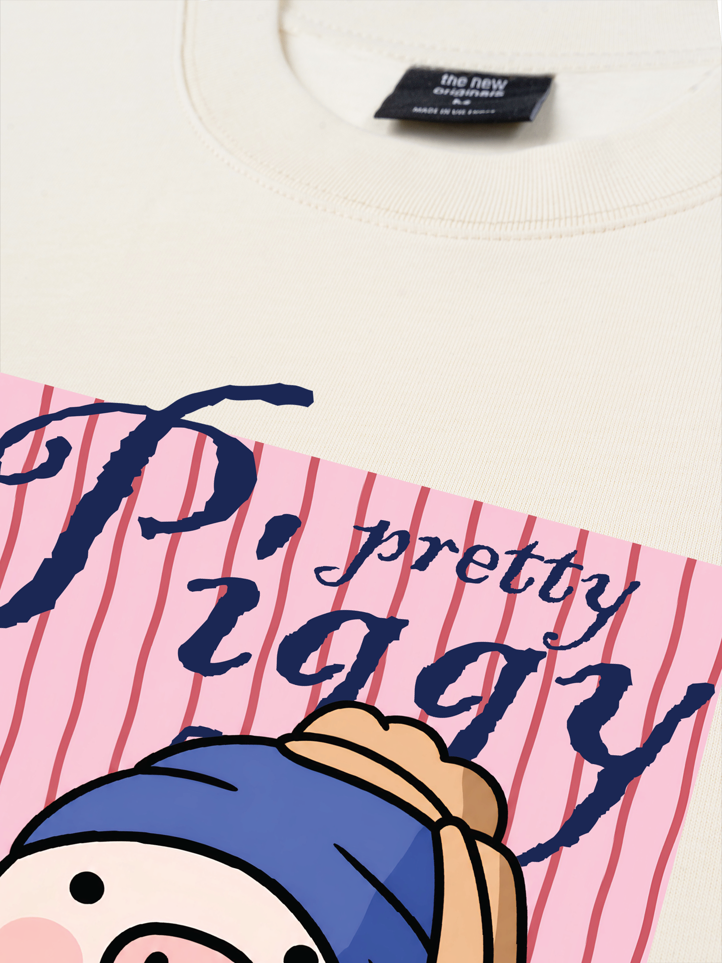 Áo Thun Relaxed Fit Pretty Piggy