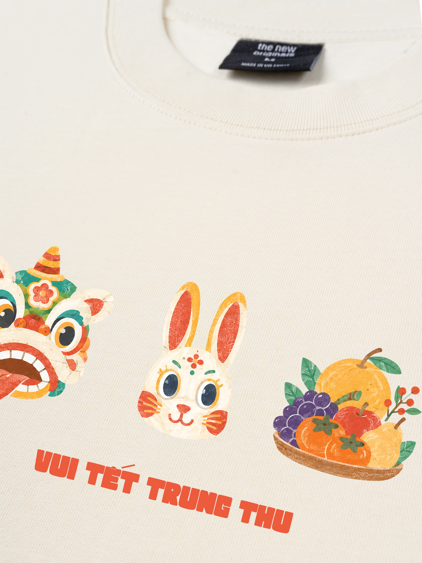 Áo Thun Relaxed Fit Vui Tết Trung Thu