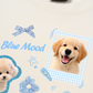 Áo Thun Relaxed Fit Daily Cuties Blue Mood Good Pup