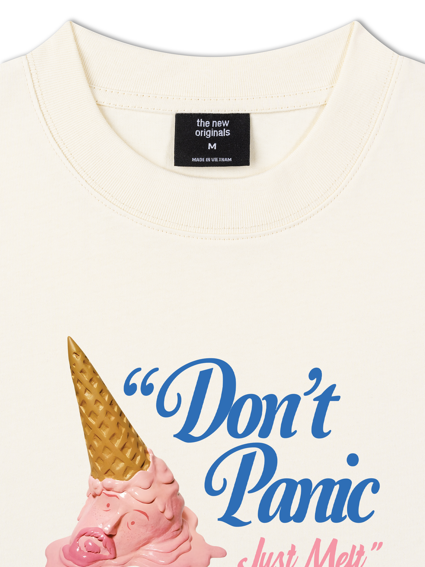 Áo Thun Relaxed Fit Don't Panic Just Melt
