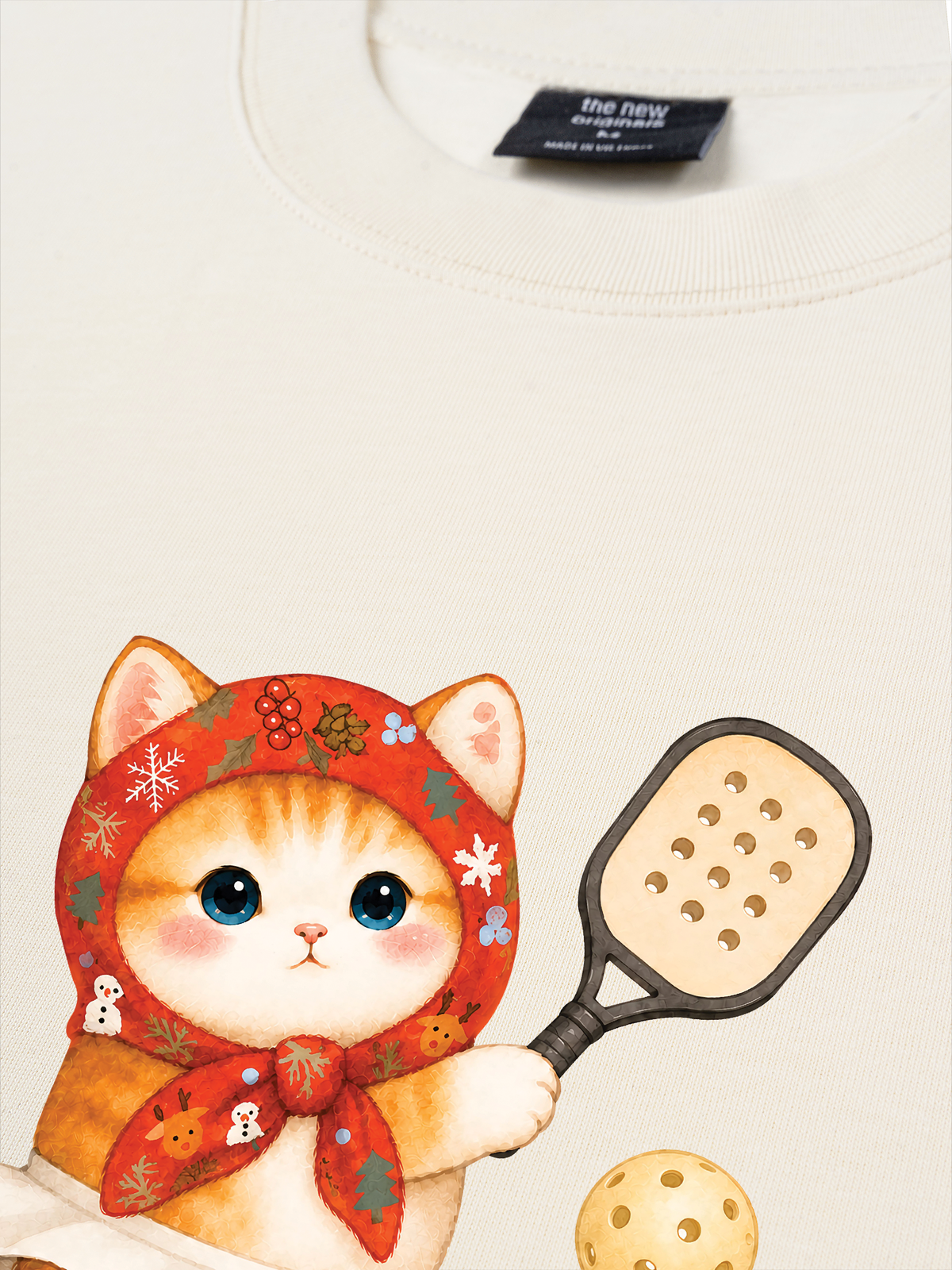 Áo Thun Relaxed Fit Pickleball Girl Meow