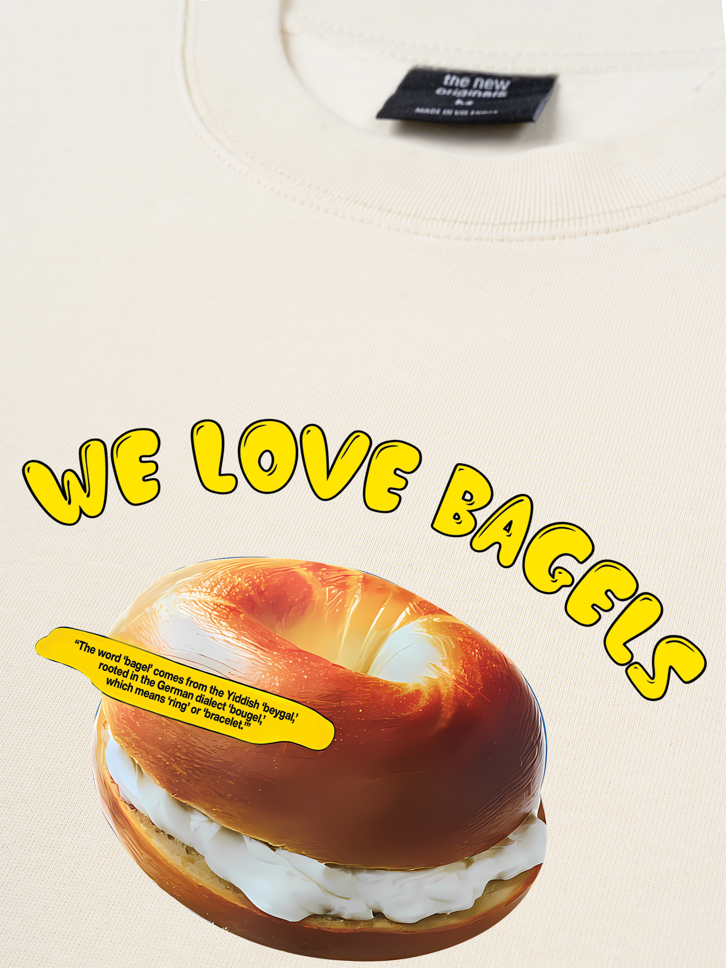 Áo Thun Relaxed Fit Sweet Pastry We Love Baggles