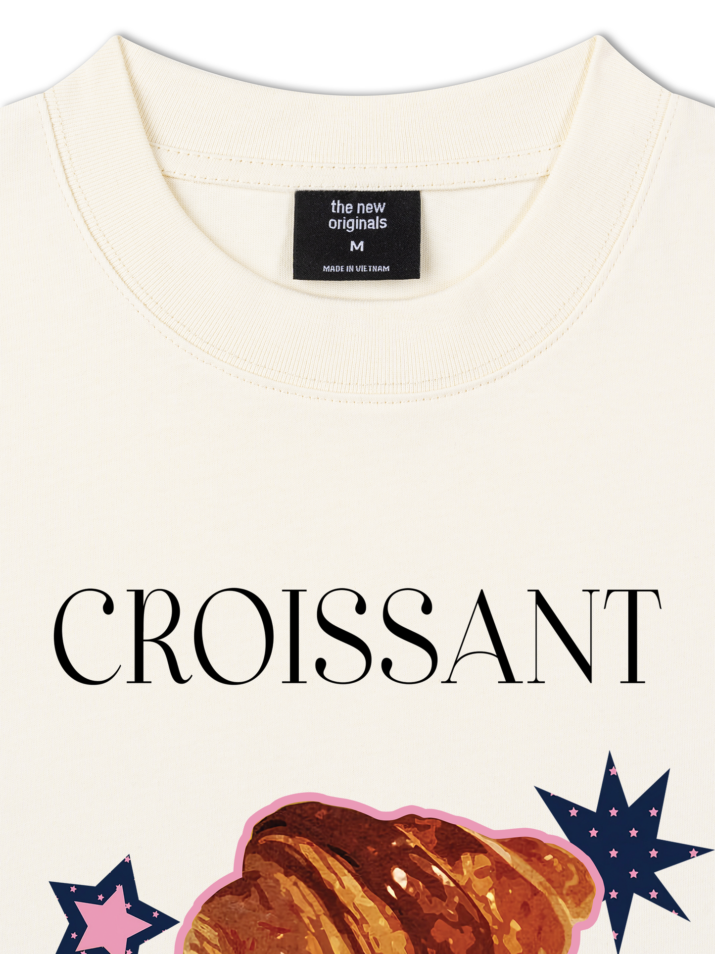 Áo Thun Relaxed Fit Croissant Y2K