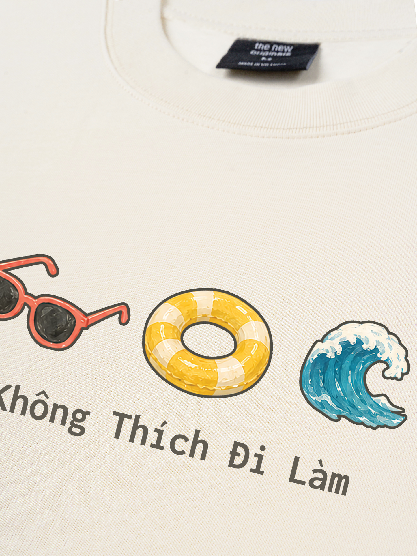 Áo Thun Relaxed Fit Không Thích Đi Làm