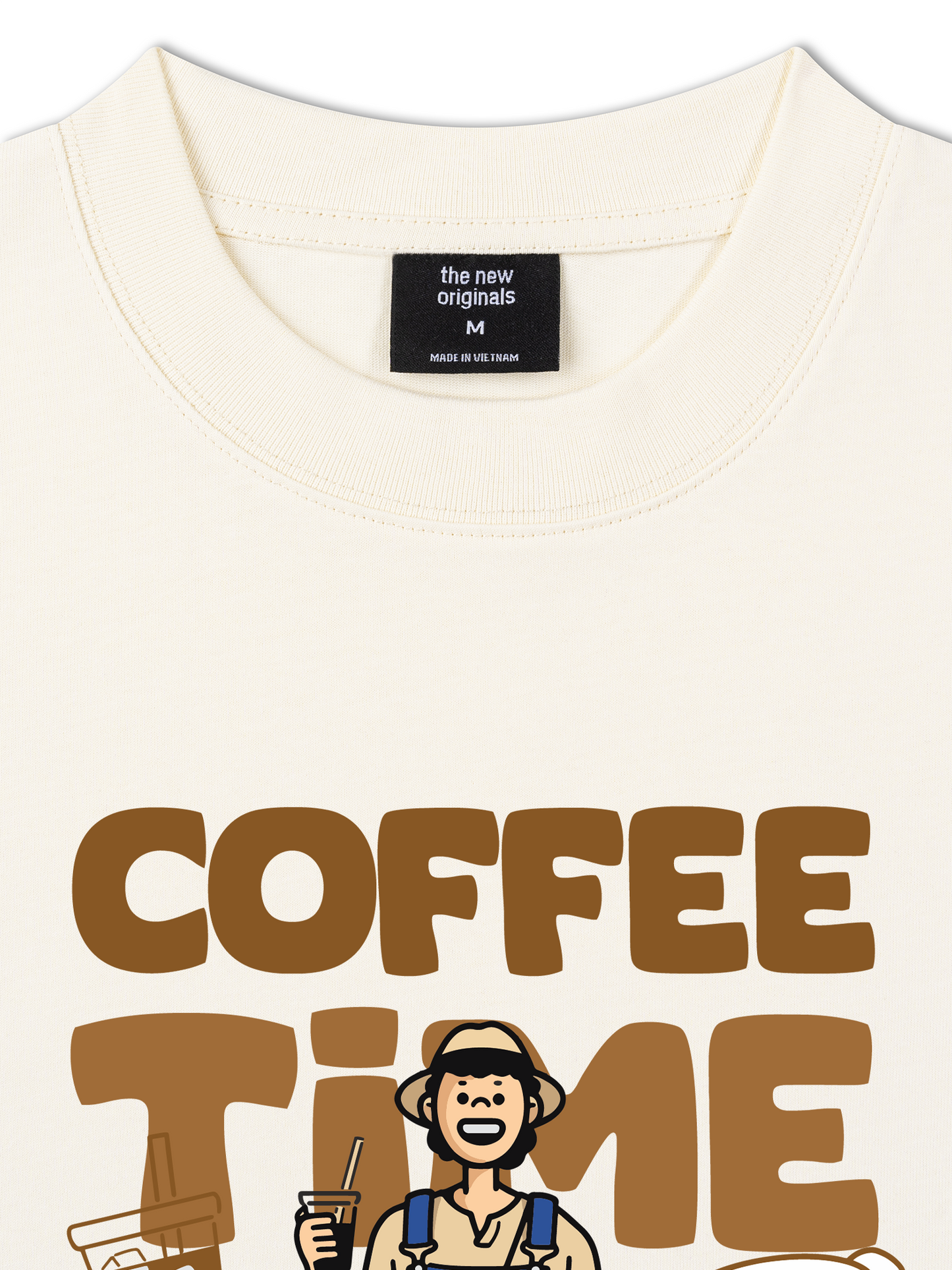 Áo Thun Relaxed Fit Coffee Time 2