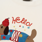 Áo Thun Relaxed Fit Animal Hello Cute Puppy