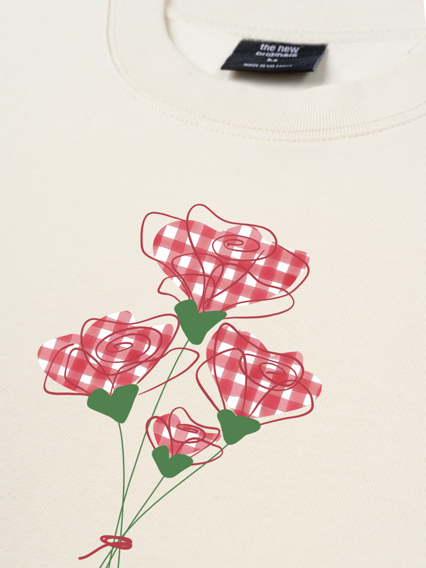 Áo Thun Relaxed Fit Daily Cuties Little Rose Energy