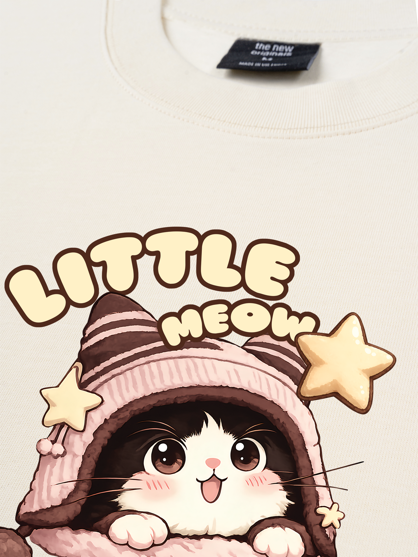 Áo Thun Relaxed Fit Little Meow